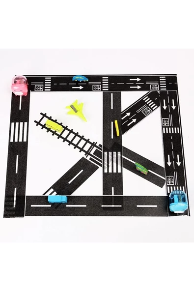 Pazariz Otobant Eğitici Ve Eğlenceli Yol Yapım Road Tape Oyun Bandı ürün görseli 1
