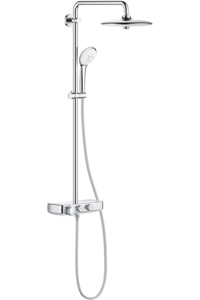 Pazariz Euphoria SmartControl System 260 Mono Duvara Monte Termostatik Bataryalı Duş Sistemi - 26509000 ürün görseli 1