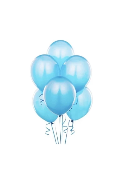 Pazariz Mavi Metalik Balon ürün görseli 1