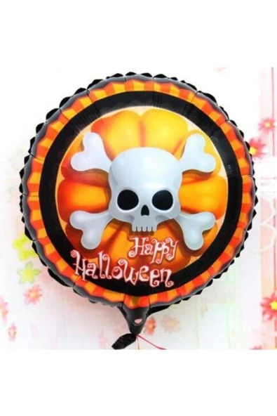 Pazariz Halloween Iskelet Kuru Kafa Folyo Balon 18 Inç ürün görseli 1