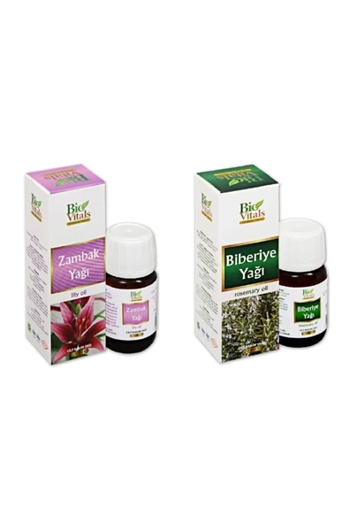 Pazariz Zambak Ve Biberiye-aromatik Masaj-cilt Bakım Yağ Seti ürün görseli 1