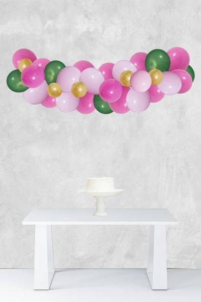 Pazariz Aloha Konsept Balon Zinciri Aloha Tema Parti Balon Seti 42 Parça ürün görseli 1