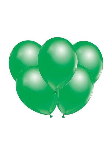 Pazariz Yeşil Balon 10 Adet - 12 Inc 30 Cm Parti Balonu ürün görseli 1