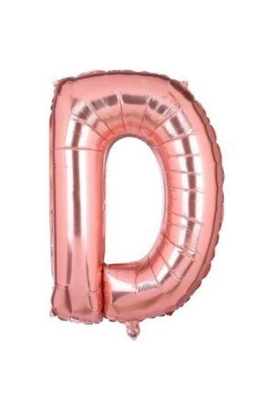 Pazariz 34 Inç 80 Cm Rose Gold Folyo Rakam Balon D ürün görseli 1