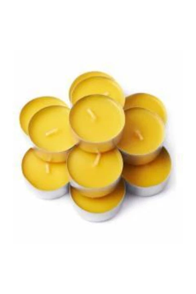 Pazariz 8 Li Tealight Mum Sarı ürün görseli 1