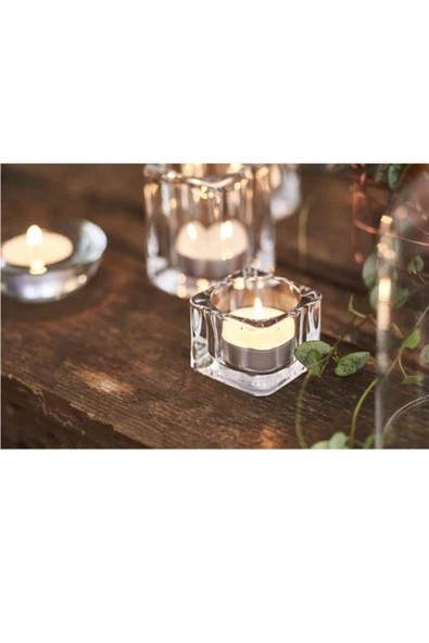 Pazariz Beyaz Tealight Mum 25 Li - Resim 2