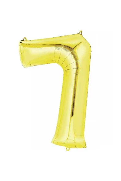 Pazariz 7 Rakam Altın Balon 35 Cm ürün görseli 1