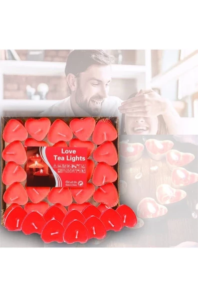 Pazariz 50 Li Kalpli Tealight Mum ürün görseli 1
