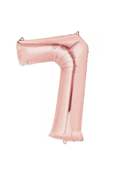 Pazariz ROSE GOLD RAKAM FOLYO BALON (76 CM ) ürün görseli 1