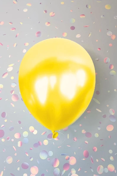 Pazariz Metalik Sarı Balon 12" 30 Cm Metalik Balon 10lu Paket ürün görseli 1