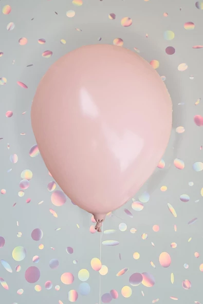 Pazariz Retro Pink Blush Lateks Balon 12 inç Retro Renk Balonlar 10 lu ürün görseli 1