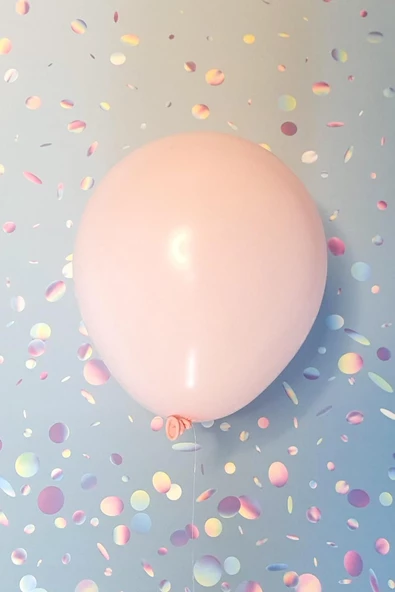 Pazariz Makaron Pembe Balon 10 Adet - 12 inc 30 cm Parti Balonu ürün görseli 1