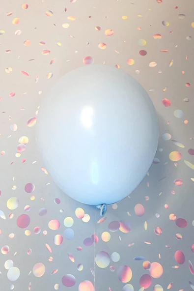 Pazariz Makaron Mavi Balon 10 Adet - 12 inc 30 cm Parti Balonu ürün görseli 1