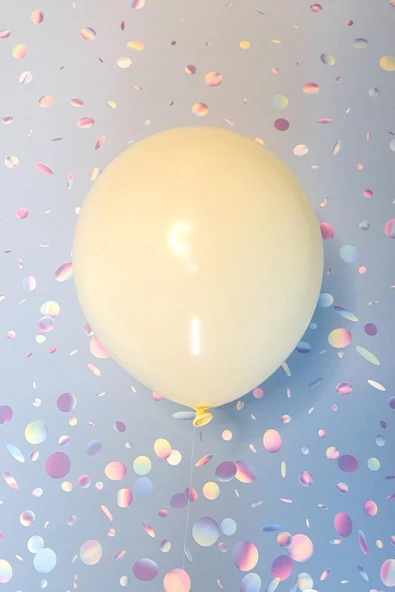 Pazariz Makaron Sarı Balon 10 Adet - 12 inc 30 cm Parti Balonu ürün görseli 1