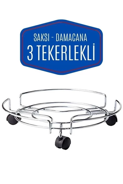 Pazariz Tekerlekli Alüminyum Tüp Ve Damacana Altlığı 423534 ürün görseli 1