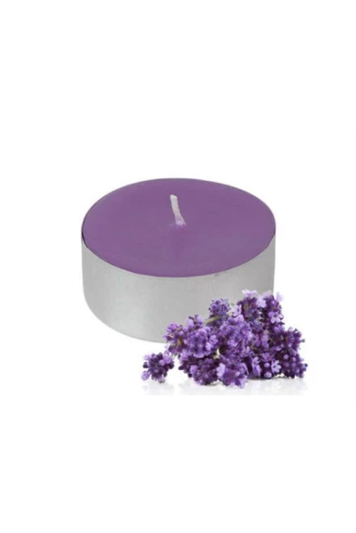 Pazariz 100 Lü Tealight Mum - Mor ürün görseli 1