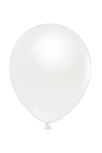 Pazariz Beyaz Balon 10 Adet - 12 Inc 30 Cm Parti Balonu ürün görseli 1