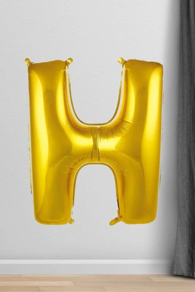 Pazariz G Harfi Folyo Balon Gold 100 Cm 40 Inç 1 Metre Altın ürün görseli 1