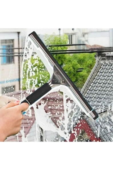 Pazariz Metal Cam Çekcek Camsil Silikon Uç En Kalitelisi 25 Cm ürün görseli 1