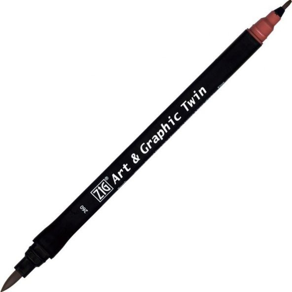 ZIG ART&GRAPHIC TWIN TUT-80 260 DEEP RED. ürün görseli 1