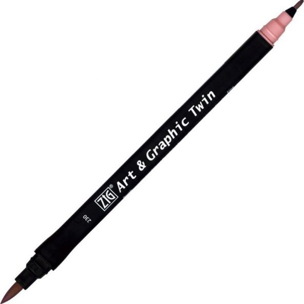 ZIG ART&GRAPHIC TWIN TUT-80 230 PALE ROSE ürün görseli 1