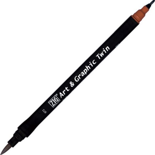 ZIG ART&GRAPHIC TWIN TUT-80 72 BROWN ürün görseli 1
