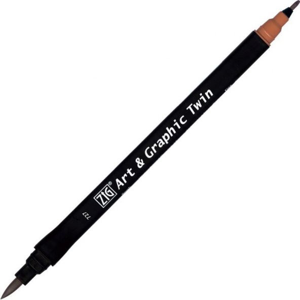 ZIG ART&GRAPHIC TWIN TUT-80 727 DEEP REDDISH BROWN ürün görseli 1