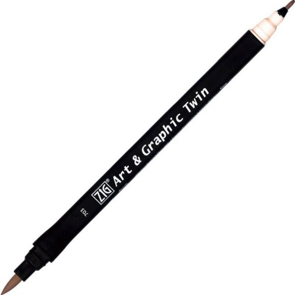 ZIG ART&GRAPHIC TWIN TUT-80 87 GRAY BROWN ürün görseli 1