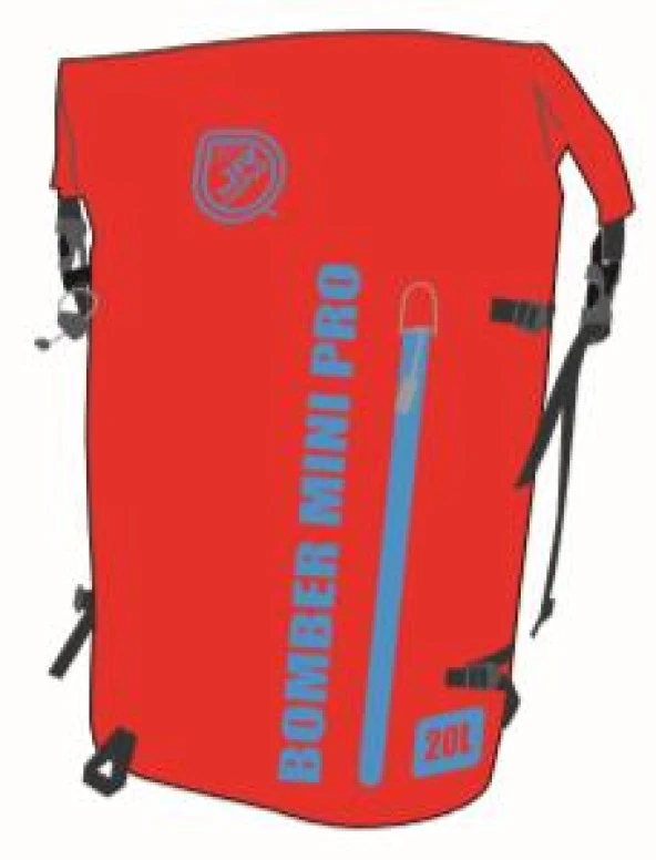 Jr Gear Bomber Mini Pro Su Geçirmez Çanta 20 Litre-KIRMIZI ürün görseli 1
