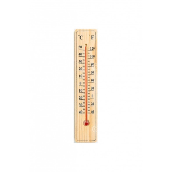 Ahşap Termometre 20cm 5cm 8 Mm ürün görseli 1