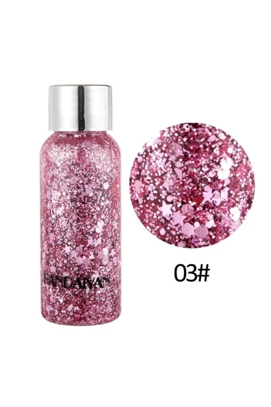 Pazariz Makyaj Sim Göz Çevresi Yüz Ve Vücut Parlatıcı Sim Glitter Jel 50 Ml ürün görseli 1