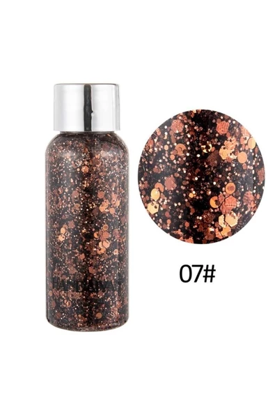 Pazariz Makyaj Sim Göz Çevresi Yüz Ve Vücut Parlatıcı Sim Glitter Jel 50 Ml ürün görseli 1