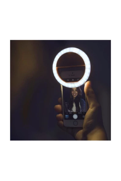 Pazariz Şarjlı Selfie, Öz Çekim Işığı, Selfi Işığı, Ön Kamera Led Işığı ürün görseli 1