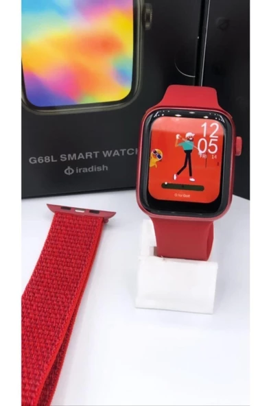 Pazariz G68l Smart Watch 6s Uyumlu   Akıllı Saat Konuşma Özellikli Türkçe Menü Yan Tuşlar Aktif Uygulama ürün görseli 1