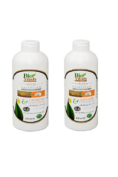 Pazariz 2 Adet Ginseng Ve Sarımsak Özlü Şampuan 330ml ürün görseli 1
