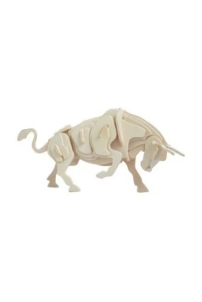 Pazariz Ahşap Boğa 3d Maket ürün görseli 1