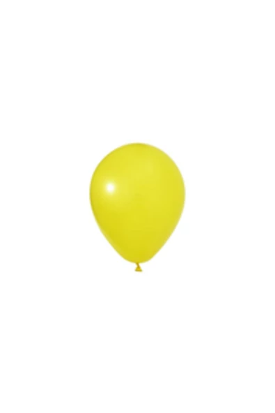 Pazariz 12" BASKI BALONU SARI 100'LÜ ürün görseli 1