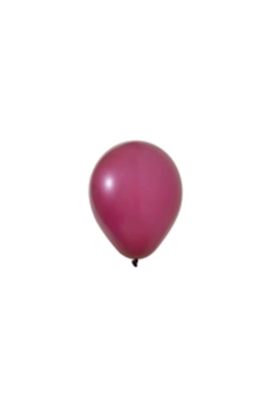 Pazariz 12 Inç Standart Boy Pastel Balon Mürdüm 100 Adet ürün görseli 1
