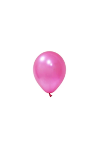 Pazariz 12" BASKI BALONU METALİK FUŞYA (100'LÜ) ürün görseli 1