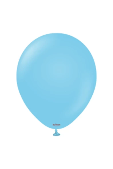 Pazariz 12'' Standart Balon Açık Mavi 100’lü ürün görseli 1