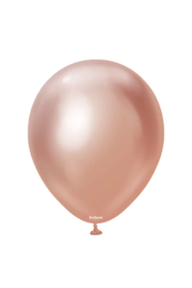 Pazariz 12'' Mirror Balon Gül Kurusu ( Rosegold ) 50’li ürün görseli 1