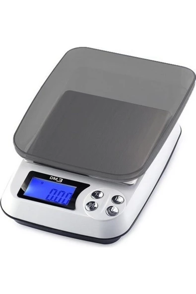 Pazariz Büyük Boy Digital Lcd Hassas Terazi Tartı 500 Gr. / 0.01 Gr. Thr219 ürün görseli 1