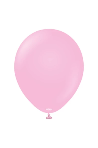 Pazariz 12 Inç Standart Boy Pastel Balon Şeker Pembe 100 Adet ürün görseli 1
