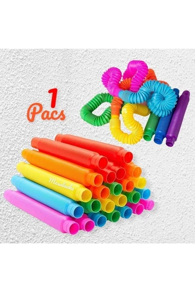 Pazariz 1 Adet Bubble Fidget Duyusal Oyuncak Boru Pop Tubes ürün görseli 1