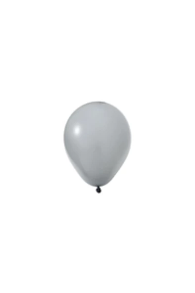 Pazariz 12" BASKI BALONU GRİ 100'LÜ ürün görseli 1