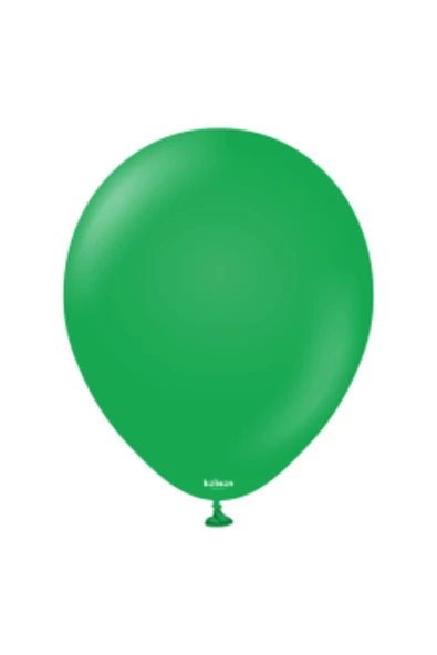 Pazariz 12 Inç Standart Boy Pastel Balon Çimen Yeşili 100 Adet ürün görseli 1