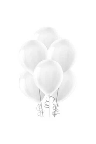 Pazariz Pastel Balon Beyaz Dekor Balonu 20 Adet ürün görseli 1