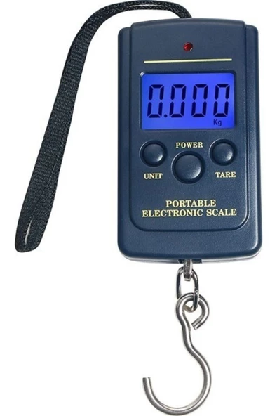 Pazariz Oem Digital Lcd Taşınabilir Elektronik Kantar El Tartısı Pilli Cep Terazisi ürün görseli 1