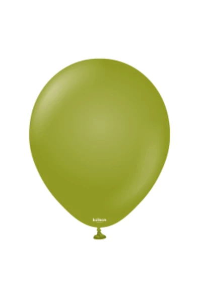 Pazariz 12'' Retro Balon Zeytin 100’lü ürün görseli 1