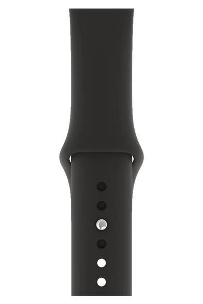 Pazariz Apple Watch Uyumlu 3 4 5 6 7 8 Se Delikli 38 40 41mm Spor Slikon Kordon Kayış Bileklik ürün görseli 1